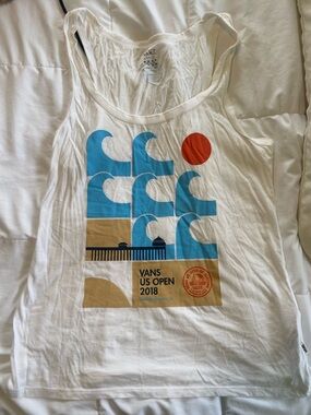 Vans White Tank Top
